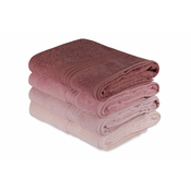 WEBHIDDENBRAND komplet ručnika Bath, 4 komada, roza