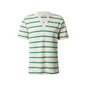 DAN FOX APPAREL Majica Kevin zelena/volneno bela