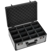VEVOR Etui za kartice 4 vrstice 162, kombinacijska ključavnica, 12 pregrad, 130 SGC, 115 BGS, 585 Top Loaderjev, 999+ kartic