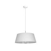 Palnas 62001654 - Luster na sajli FIONA 1xE27/60W/230V precnik 48 cm bela