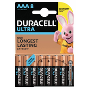Duracell Ultra Power AAA baterije, 8 kosov