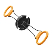 INF Trenažer z vztrajnikom za roke, inercijska odpornost in masaža Black+Orange, (5000314121)