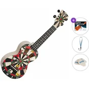 Mahalo MA1DR Art Series Standard SET Pikado Soprano ukulele