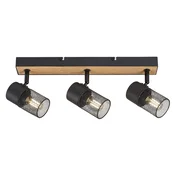 RABALUX Plafonska lampa Metta crna