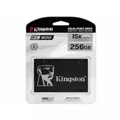 SSD KINGSTON KC600 256GB 2.5 SATA 3 crna