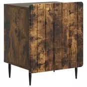 vidaXL vidaXL Nočna omarica Dimljen hrast 43 x 34,5 x 52 cm Inženirski les, (5000233621)