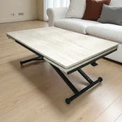 Hanah Home Proširivi trpezarijski sto, Beli