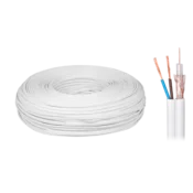 Elektrokabel Koaksialni kabel YWDXek 75-0,59/3,7 K-60 + 2x0,5 mm 100 m
