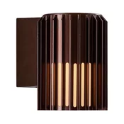 Nordlux - Zunanja stenska svetilka ALUDRA 1xE27/15W/230V rjava