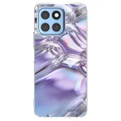 Silikonski prozorni ovitek za Honor X8 5G - Iridescent bubbles