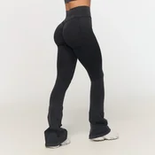 GymBeam Ženske brezšivne hlače Fierce Dark Grey L