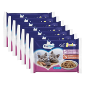 PreVital Cat Junior Konzerva janjetina-turkey/losos-pastrva u umaku 28 x 100 g