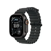 Apple Watch Ultra 3 49mm | Black Titanium | Black Ocean Band
