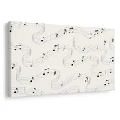 Slika glasbene note na valovih - 30x20