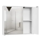 Songmics Kopalniška omarica 15x60x55 cm bela