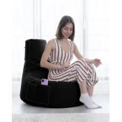 Atelier del Sofa Lazy bag Crni