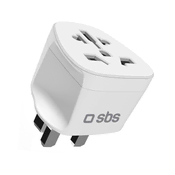 slomart Adapter za potovanja SBS UK - univerzalni - bel