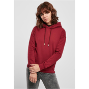 Womens Organic Hooded Wine