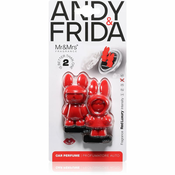 Mr & Mrs Fragrance Andy & Frida Red Luxury dišava za avto 1 kos