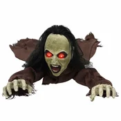 Vidaxl Dekoracija zombi za noč čarovnic SPOOKA Rjava 51 x 130 x 24 cm