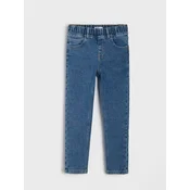 Sinsay - Relaxed skinny farmerke sa dodatkom viskoze - mornarsko