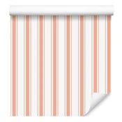 Tapeta z navpičnimi retro črtami za dnevno sobo in spalnico 50x1000 cm