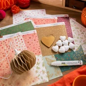 Ustvarjalni set za scrapbooking in dekorativno ustvarjanje