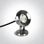 PODVODNI REFLEKTOR LED/3×1W/3000K/200lm/24V DC IP68 INOX 316 DM69064A/W