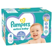 Pampers Pelene Active baby GP, S4, 9-14kg, 76 komada