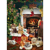 Cobble Hill Puzzle Christmas mucki 1000 kosov