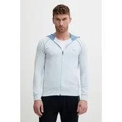BOSS dukserica na zakopcavanje sa kapuljacom za muškarce od pamuka s elastanom Mix&Match Jacket H