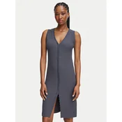 G-STAR Pletena obleka The Hook & Eye D28854-D107 Temno siva Slim Fit