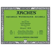 Blok ARCHES Aquarelle Watercolour Cold Pressed | izberite format
