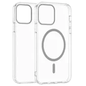 Transparent Color Ring MagSafe maska za iPhone 14 Pro Max – Siva
