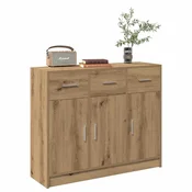 Vidaxl vidaXL Omarica, Artisan hrast, 91x28x75 cm, material na osnovi lesa