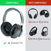 INF Nadomestne blazinice za ušesa za JBL Everest 710 - titanove barve (2-pak), (21838031)