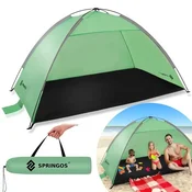 Springos polu-otvoreni, vodootporni šator za plažu 210×120×112 cm sa UV zaštitom
