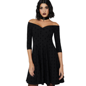 Ženska obleka KILLSTAR - Voodoo Darling - Black - KSRA013627