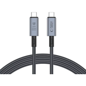 TECH-PROTECT ULTRABOOST MAX USB 4.0 8K 40GBPS TYPE-C CABLE PD240W 200CM GREY (5906302308996)