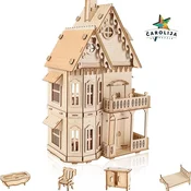 3D DRVENA PUZZLA - GOTSKA VILA