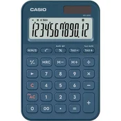 Stolni kalkulator, 12-znamenkasti, CASIO, MS 20 YC, plavi