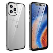 Srebrn MAGNETNI ovitek 360° (iPhone 13 Pro)