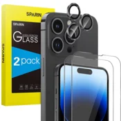 Nikcorp Komplet zaščitno kaljeno steklo 9H za zaslon in kamero za Apple iPhone 14 Pro Max (2+2 kosa)