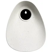 essential ptičja hišica 18 cm - vlaknasto siva