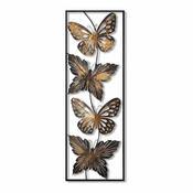 WALLXPERT Zidna dekoracija Metal Art Butterfly