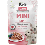 Brit BRIT Care Mini Puppy - Mokra hrana za pse z jagnjetino, 85 g, brez umetnih dodatkov, primerna za mladiče malih pasem