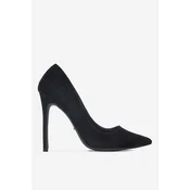 DeeZee Čevlji z visoko peto 92831-201-BLACK SU Črna