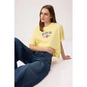 Trendyol Milla Ženska majica TWOSS26TS00214, Žuta