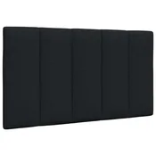 Vidaxl Blazina za vzglavje Hanko črna 90 cm blago