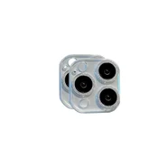 INF Združljiv z iPhone 17 Air 2-Pack Bleščeč Integriran Zaščitnik Objektiva Kamere (Srebrn), (5000090777)